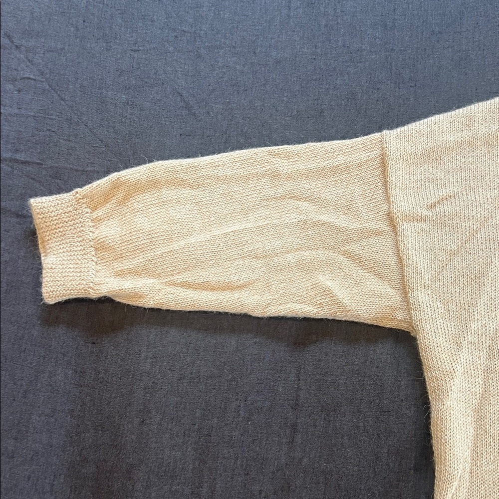 Ali Golden 100% Alpaca Button-Up Oversized Cardigan - Picture 5 of 12
